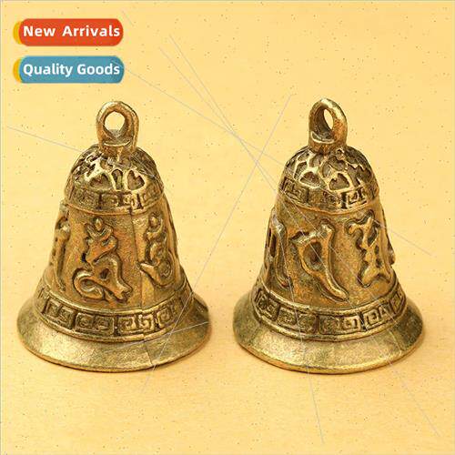 Imitation brass six-character truth bell alloy car pendant c