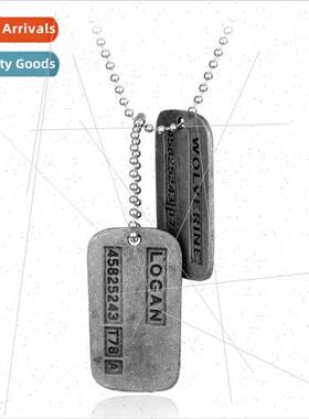 X-Men series wolverine Wolverine 2 necklace double tag penda