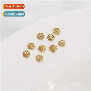 antique sand gold Preservation flower color hollow bracke