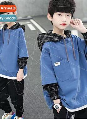 Childrens clothing boys spring and fall clothes sweater 2023