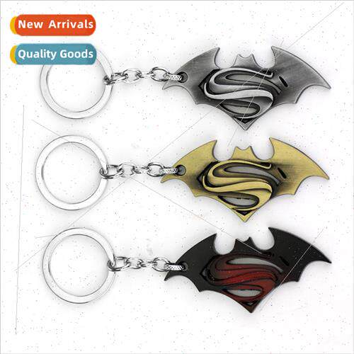 Avengers Batman v Superman alloy car keychain charm accessor