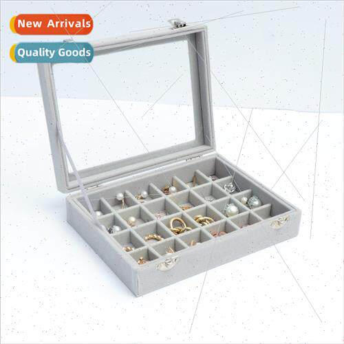 Velvet Small Jewelry Box Ring Earring Pendant Organizer Jewe