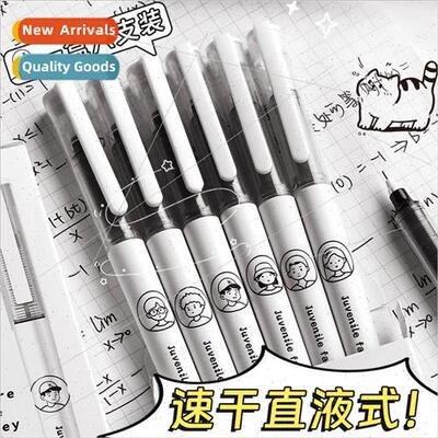 straight liquid ballpoint pen fast-drying syringe tip unisex