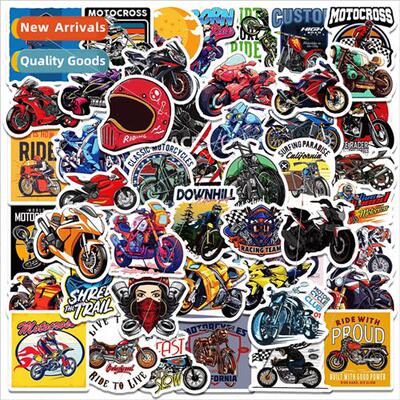 New 50 motorcycle club stickers personalized graffiti Harley