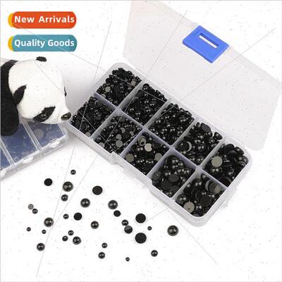 Acrylic half round cartoon plush toy animal eyes beads diy h