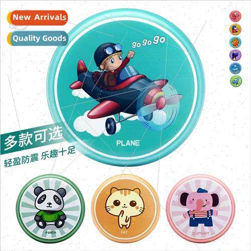 Outdoor cartoon pattern hand throwing frisbee soft childrens