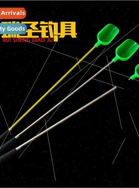 Fiberglass stainless steel ngle section baitcasting spoon Tw