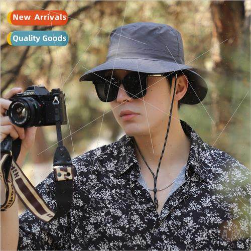 Fisherman hat summer outdoor mens couple Korean Japanese thi