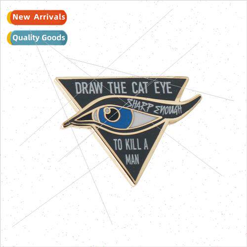 Taylor Swift song art badge creative one-eyed alphabet brooc