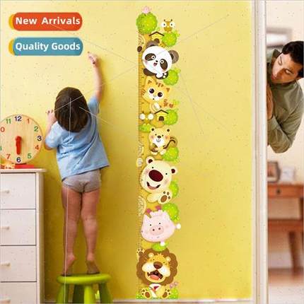 Wall stickers new bear height stickers bedroom childrens roo