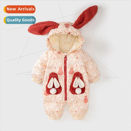 Baby Cotton Clothes 2023 Winter Onesie Female Baby Clothes C