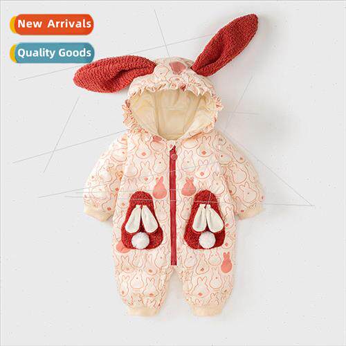 Baby Cotton Clothes 2023 Winter Onesie Female Baby Clothes C