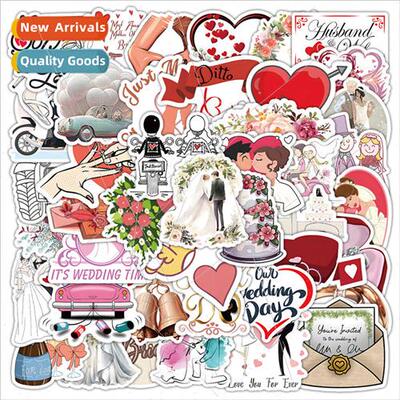 50 new wedding decorative stickers wedding ceremony decorati