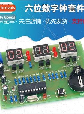 AT89C2051 6-digit Clock Kit Microcontroller 6-digit LED Cloc