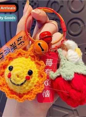 Creative handmade knitting wool crochet berry have trouble k