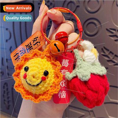Creative handmade knitting wool crochet berry have trouble k