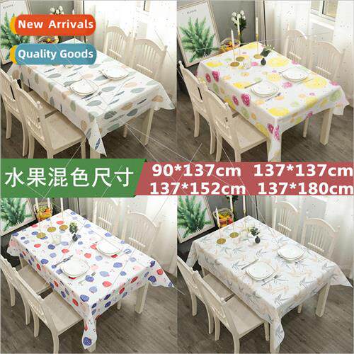 Scandinavian table cloth anti-scald oil-free washable plasti