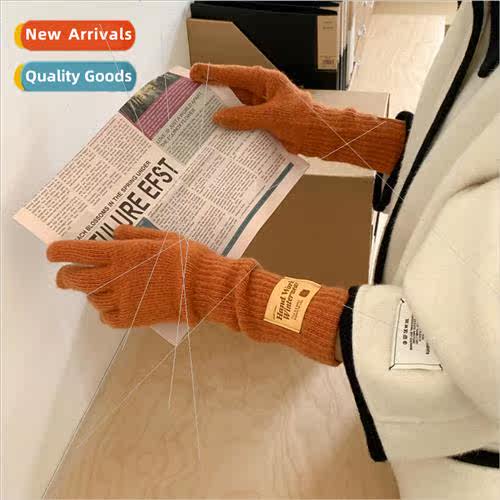 Touch screen Korean gloves female winter fashion cute warm s