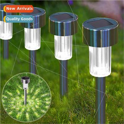 Solar lawn lamp garden courtyard ground plug light rainproof