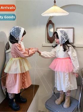 Girls Fashion Dress 2021 Korean Fashion Fashion Ruffle Princ