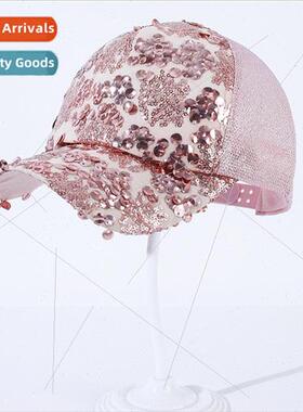 Hat female Korean  of the of spring and summer with sequins