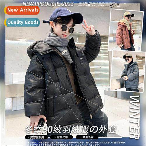 Childrens clothing boys light paragraph down jacket winter 2