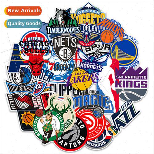 31 NBA graffiti stickers car luggage cell phone water cup no
