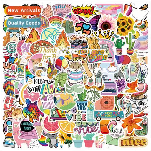 100 does not repeat the new cartoon adult small fresh graffi