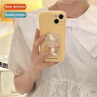 stand iph case phone bear dimensional three Apple 适用