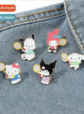New Sanrio cartoon creative brooch sports wind Kulome KT cat