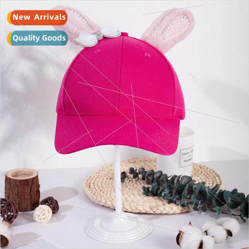 Baseball cap color sense with design rabbit ears cute sunsha