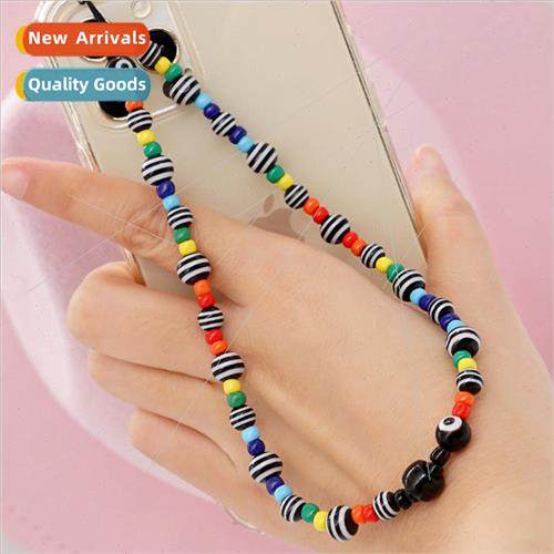 New rainbow glass rice beads threaded beads beading personal