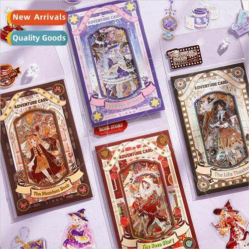 PET sticker packs Wonderful encounter card series DIY goo ca