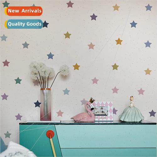 CH23018 small star solid color five-pointed star decoration