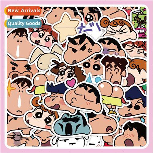 40 Cute Crayon Shin-chan Stickers Japanese Comic Characters