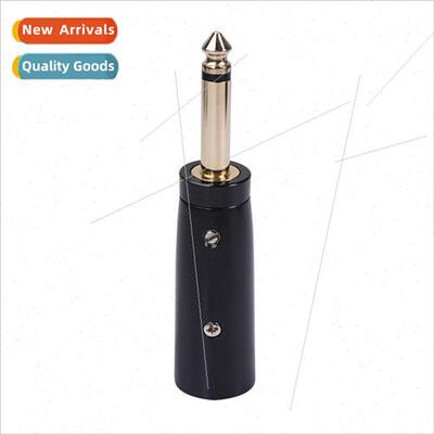 Gold-plated 6.35 Mono Male to XLR Male Adaptor Player Electr