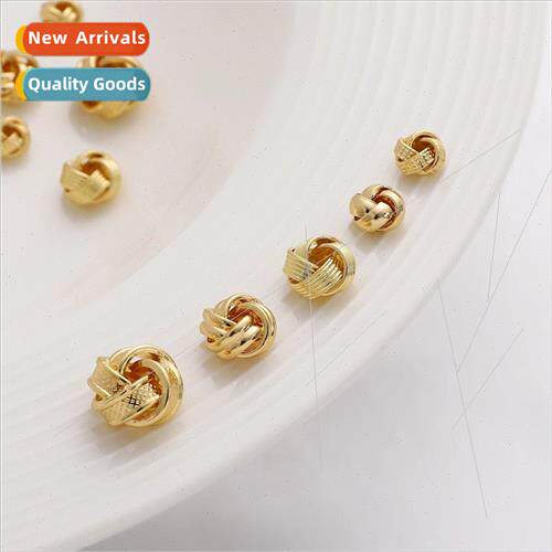 Preservation of color 14k copper gold-plated Korean knots ar