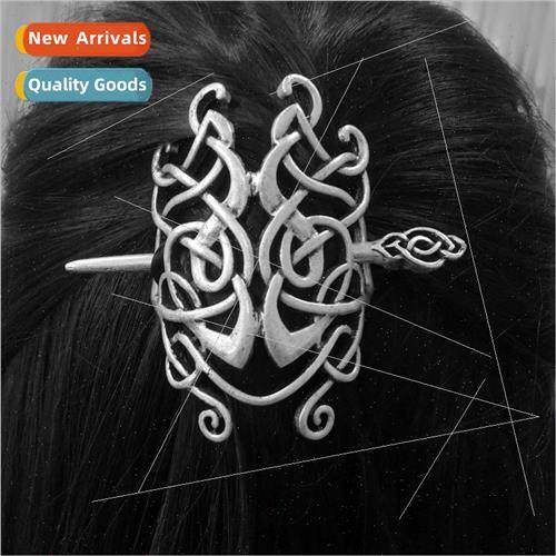 Celtic Knot Metal Hairpin Knot Crown Hairpin Creative Vintag
