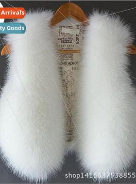 2023 new spring  imitation fur vest undershirt female imitat