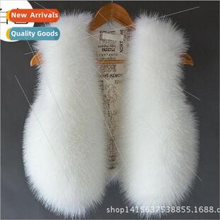 2023 new spring  imitation fur vest undershirt female imitat