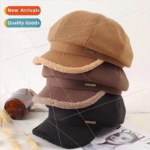 Octagonal cap children fall and winter Korea wild beret Engl