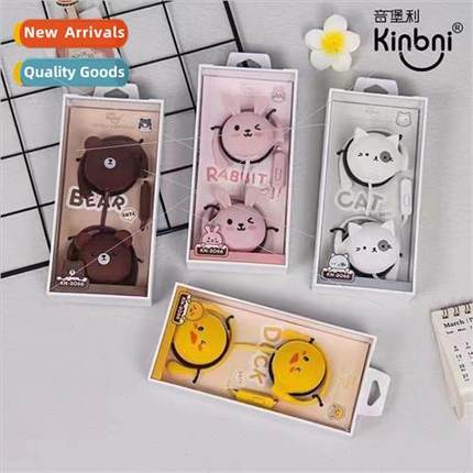 Bear KN-3066 cartoon animal students sports hanging headset