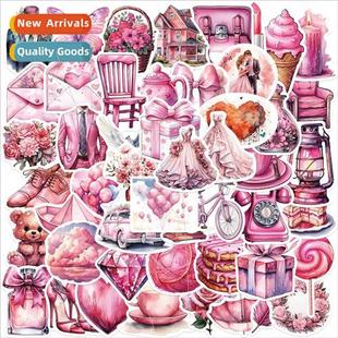Doodle Stickers DIY Pink Wate ggage Wedding Laptop Guitar