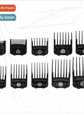 hairdressing 10 pieces set limit comb push clipper tool mens
