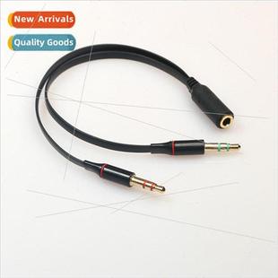 one con cable headphone adapter female male two audio 3.5