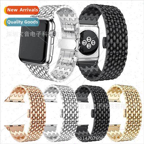适用 apple watch5 Apple dragon stainless steel strap iWatch