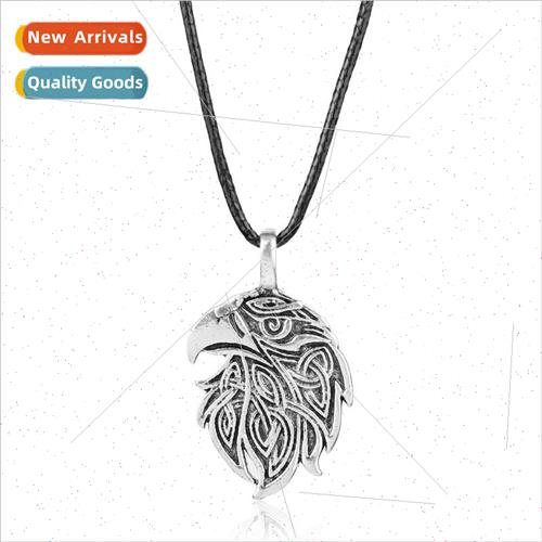 Norse Mythology Eagle Head Necklace Personalized Vintage Vik