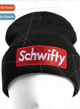 RickAndMorty knit cap schwifty monogrammed embroidered wool