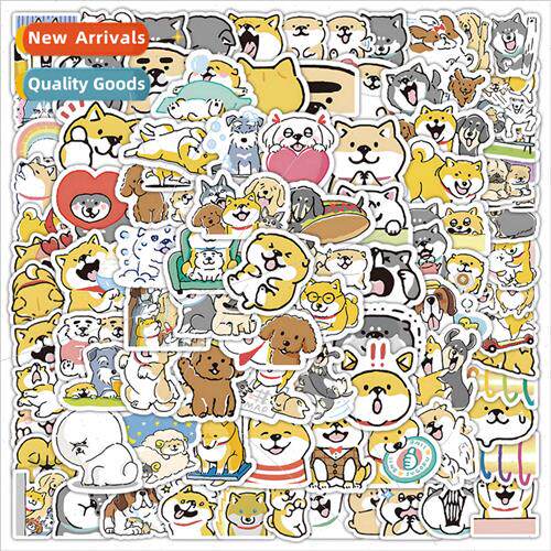 100 Shiba Inu Stickers Cute Puppy Phone Case ggage Drip Cell
