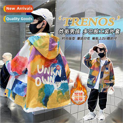Childrens clothing boys padded jacket fall and winter sectio